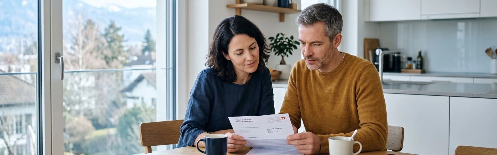 famille sereine, courrier de primes en main